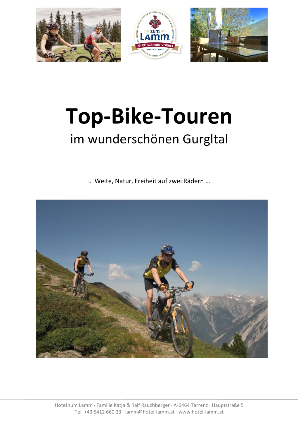 Top-Bike-Touren Im Wunderschönen Gurgltal