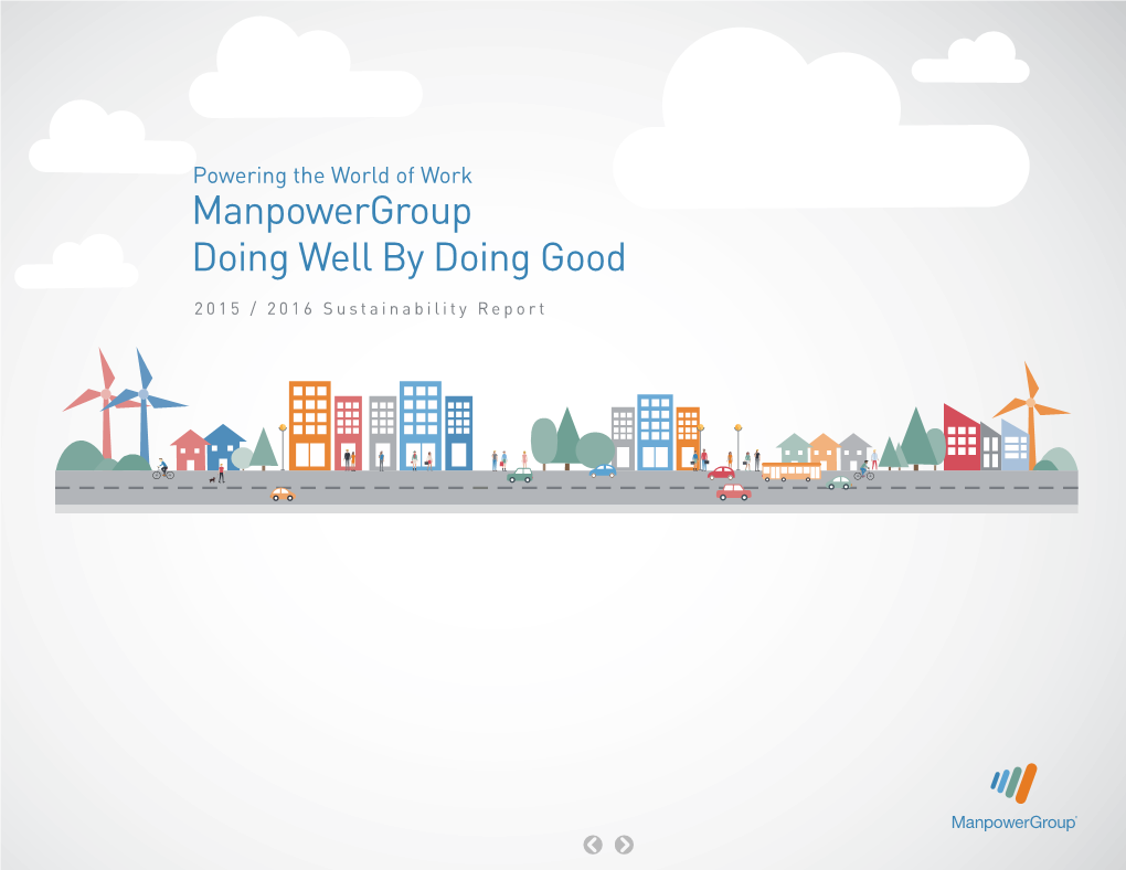 Manpowergroup Doing Well by Doing Good