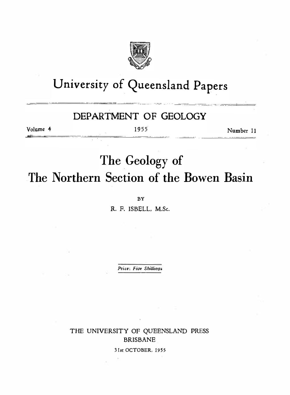 University of Queensland Papers