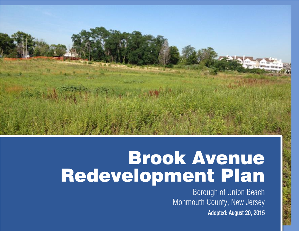 Brook Avenue Redevelopment Plan August 2015