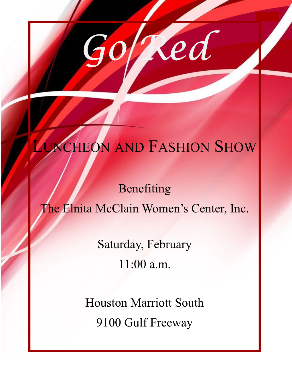 Luncheon and Fashion Show