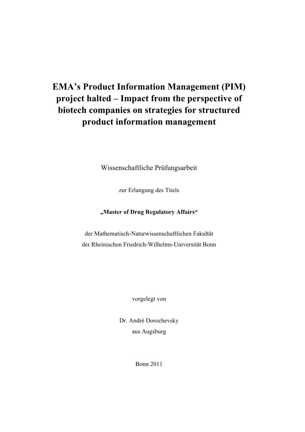 Strategies for Structured Product Information Management