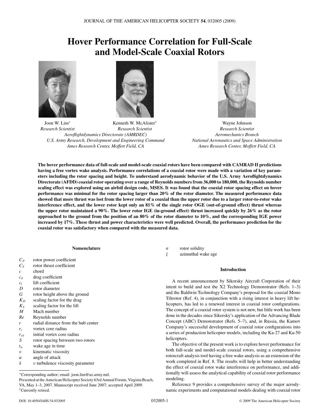 Hover Performance Correlation for Full-Scale and Model-Scale Coaxial Rotors