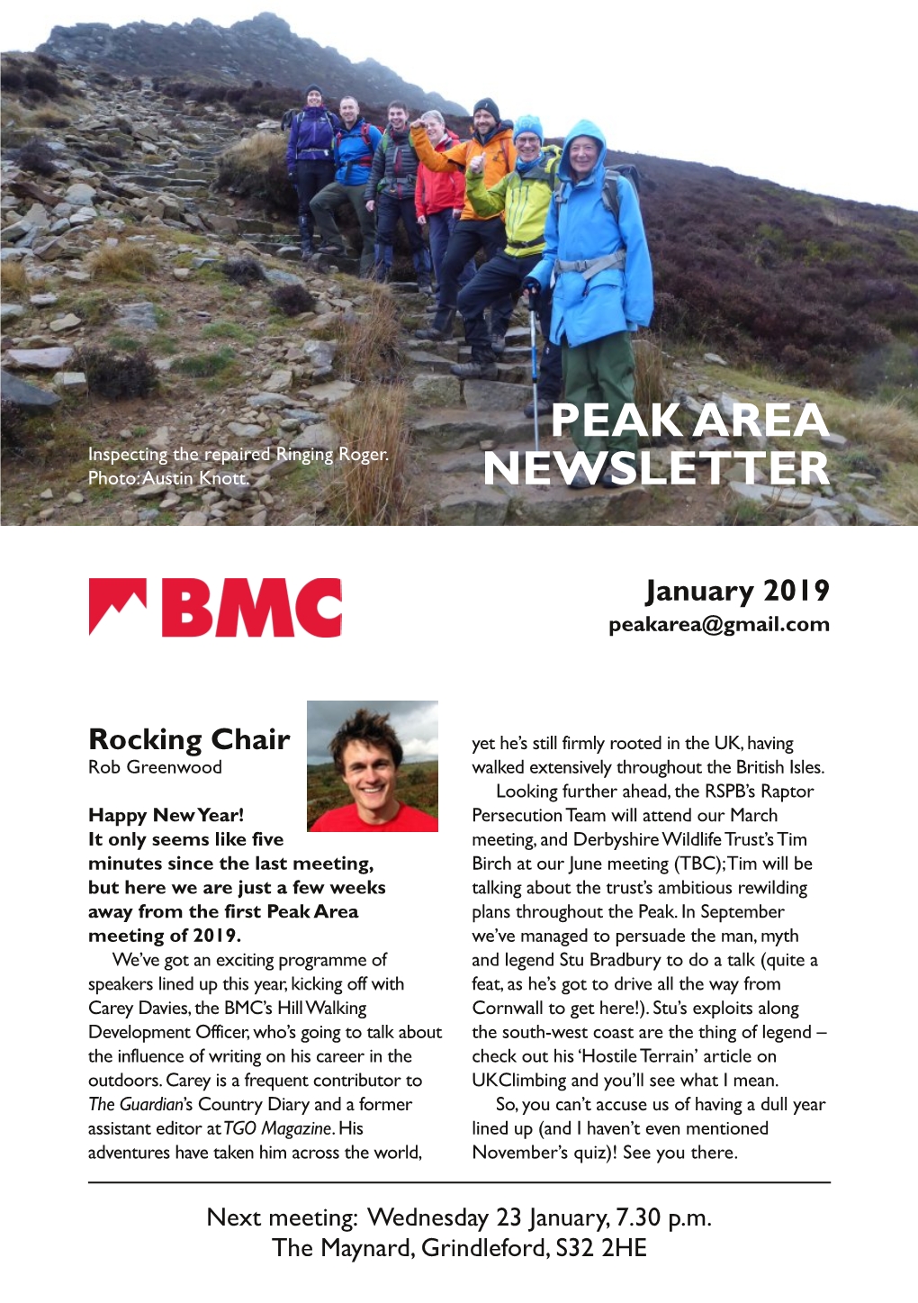 Download the January 2019 BMC Peak Area Newsletter