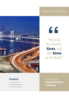 Foreign Investment in Korea 03-05 • FAQ: Am I a Foreign Investor?