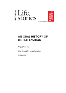 The National Life Story Collection