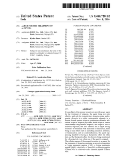 (12) United States Patent (10) Patent No.: US 9.480,728 B2 Endo (45) Date of Patent: Nov
