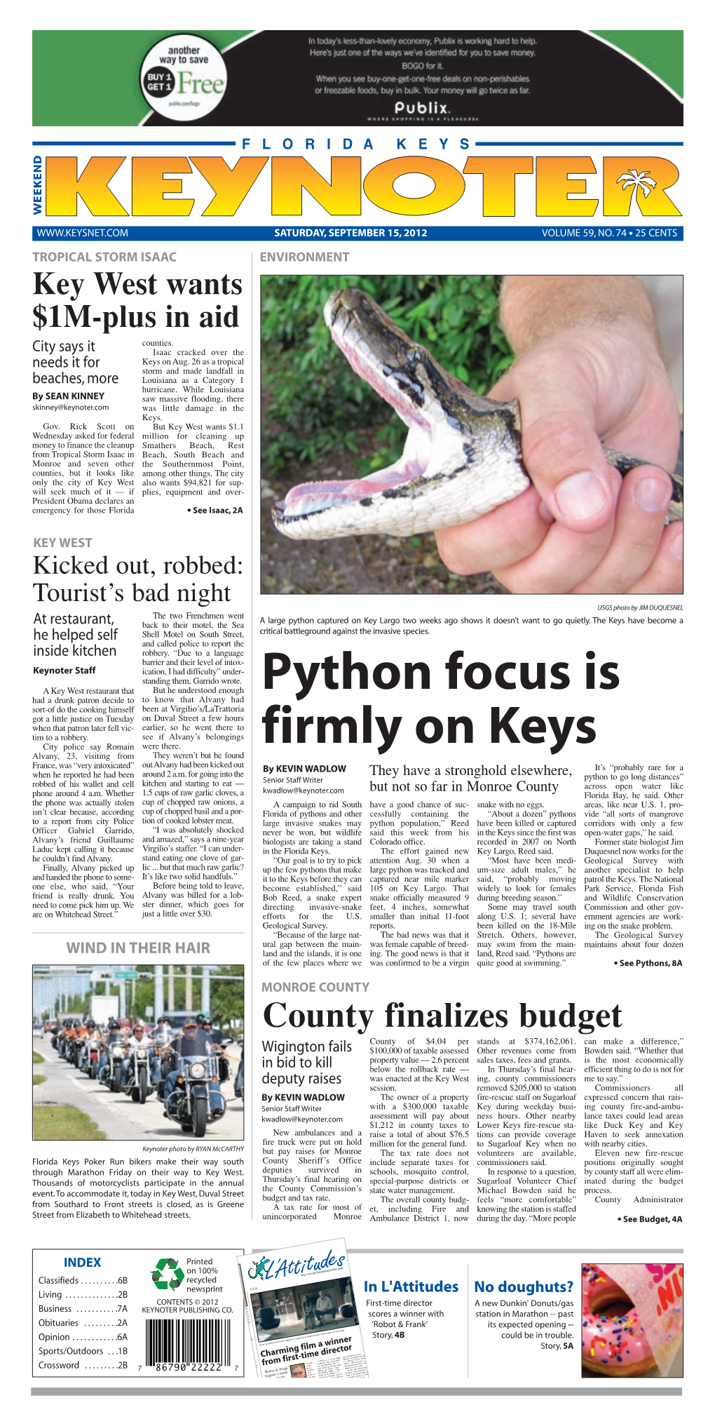 Python Focus Is Firmly on Keys