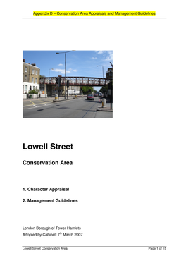 Lowell Street