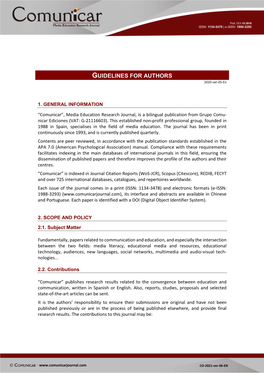 GUIDELINES for AUTHORS 2020-Ver-05-En