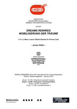 DREAMS REWIRED Press Folder Mukul Edit