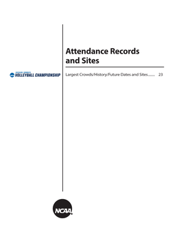 Attendance Records and Sites