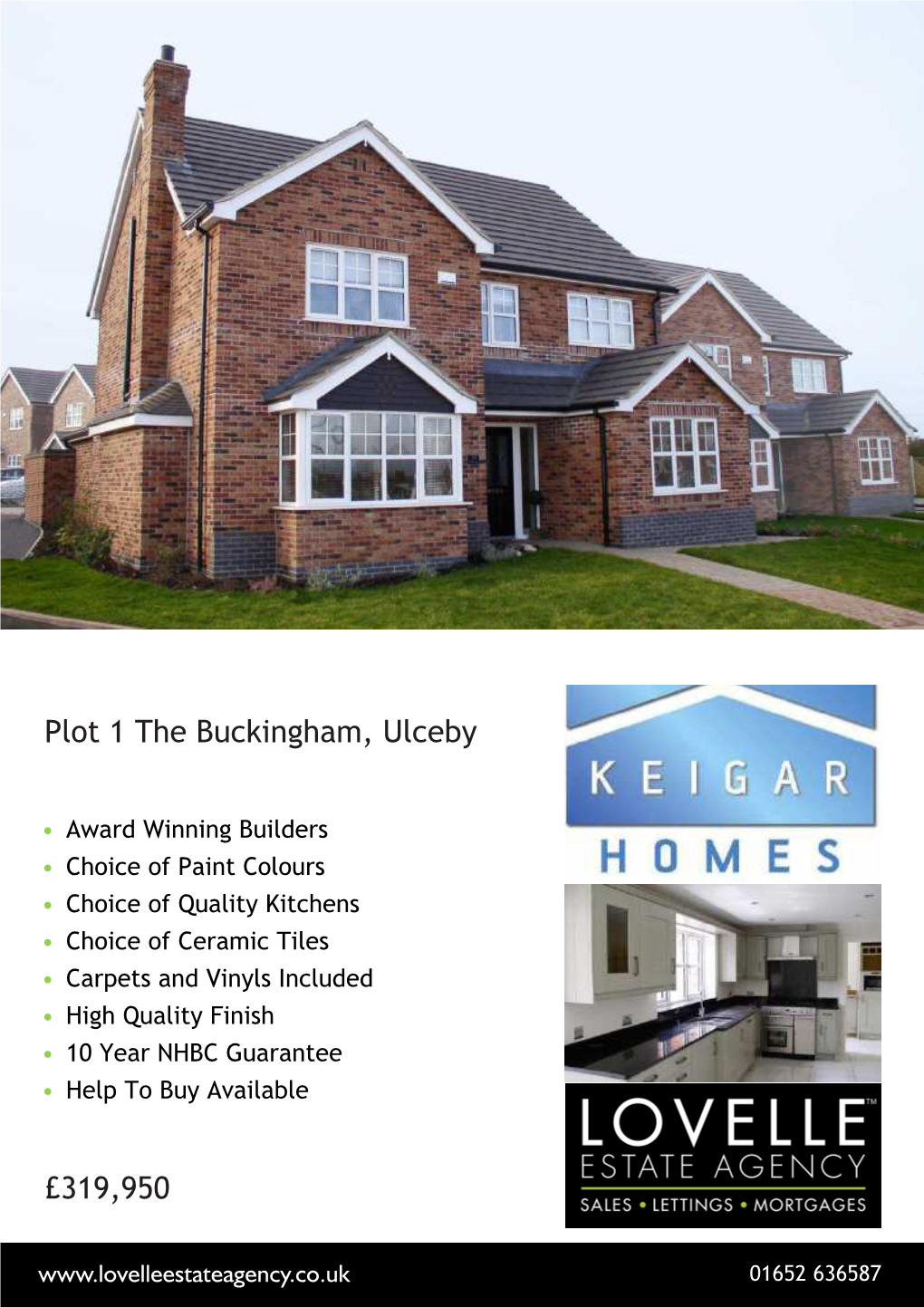 Plot 1 the Buckingham, Ulceby