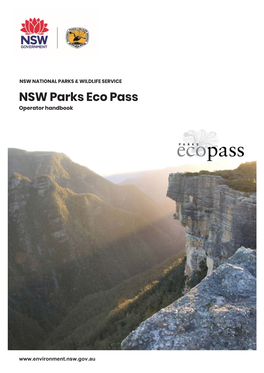 NSW Parks Eco Pass Operator Handbook