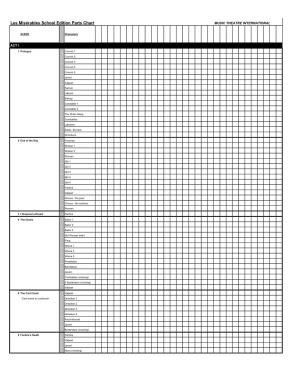 Les Misérables School Edition Parts Chart MUSIC THEATRE INTERNATIONAL