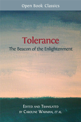 The Beacon of the Enlightenment Edited and Translated by Caroline