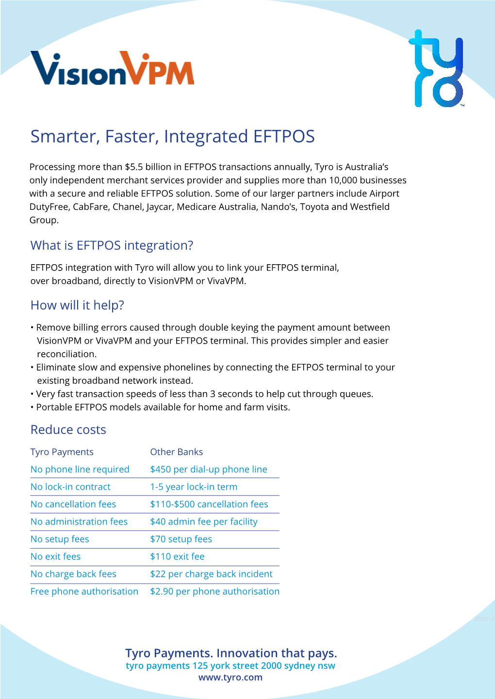 Smarter, Faster, Integrated EFTPOS