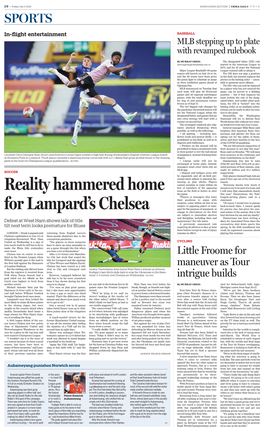 Reality Hammered Home for Lampard's Chelsea