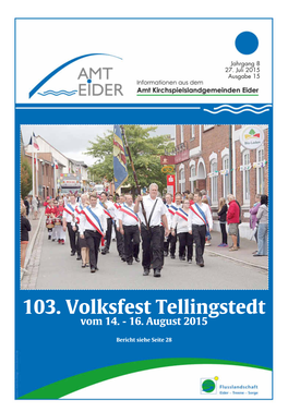 103. Volksfest Tellingstedt Vom 14