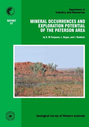 Mineral Occurrences and Exploration Potential of the Paterson Area