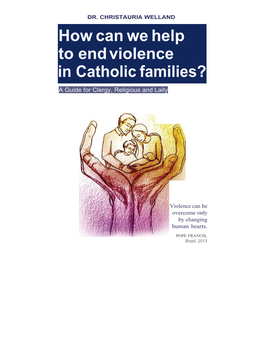 How Can We Help to End Violence in Catholic Families?
