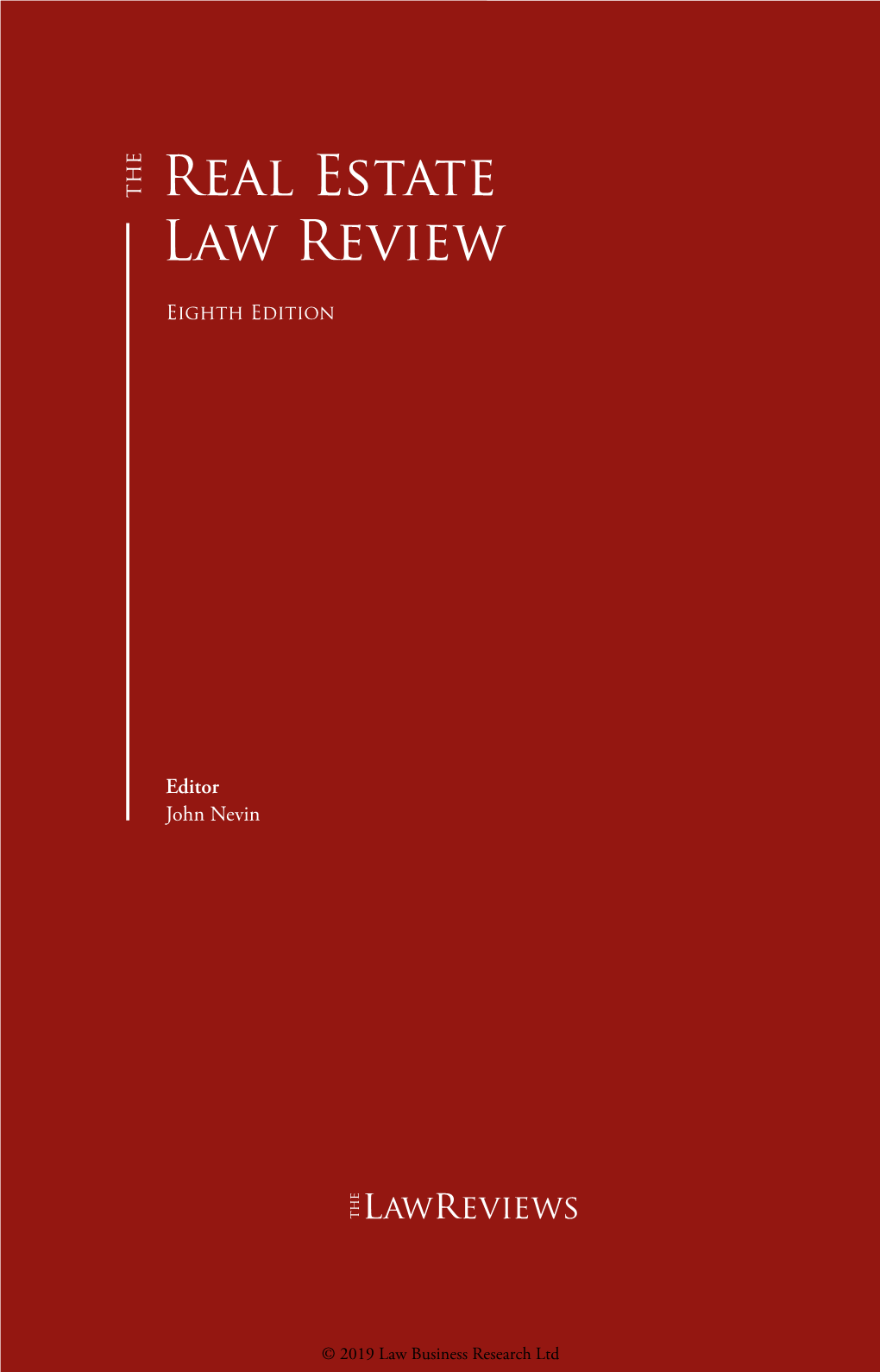 The Real Estate Law Review Real Estate Law Review