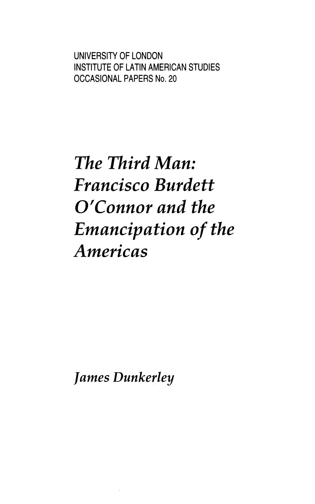 Francisco Burdett O'connor and the Emancipation of the Americas