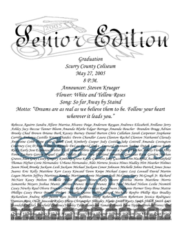 Page 1 Senior Edition 2005