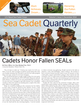 Sea Cadet Quarterly