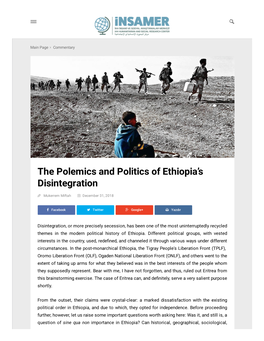 The Polemics and Politics of Ethiopia's Disintegration