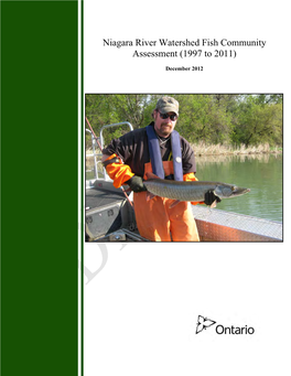 Niagara River Watershed Fish Community Report