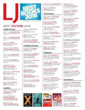 BEST FICTION 2018 Coster, Naima