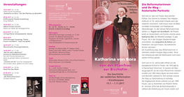 Katharina Von Bora – Von Der Pfarrfrau Zur Bischöfin“ Frauenmuseum – Kunst, Kultur, Forschung E.V