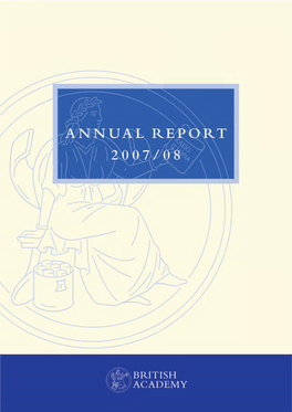 British Academy Annual Report 2007/08