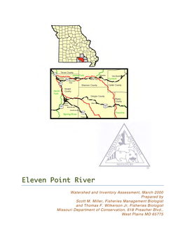 Eleven Point River Watershed and Inventory Assessment