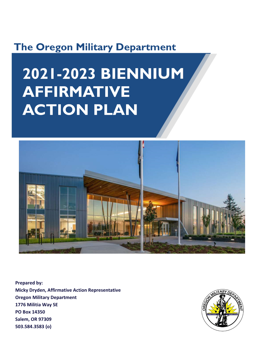 2021-2023 Biennium Affirmative Action Plan