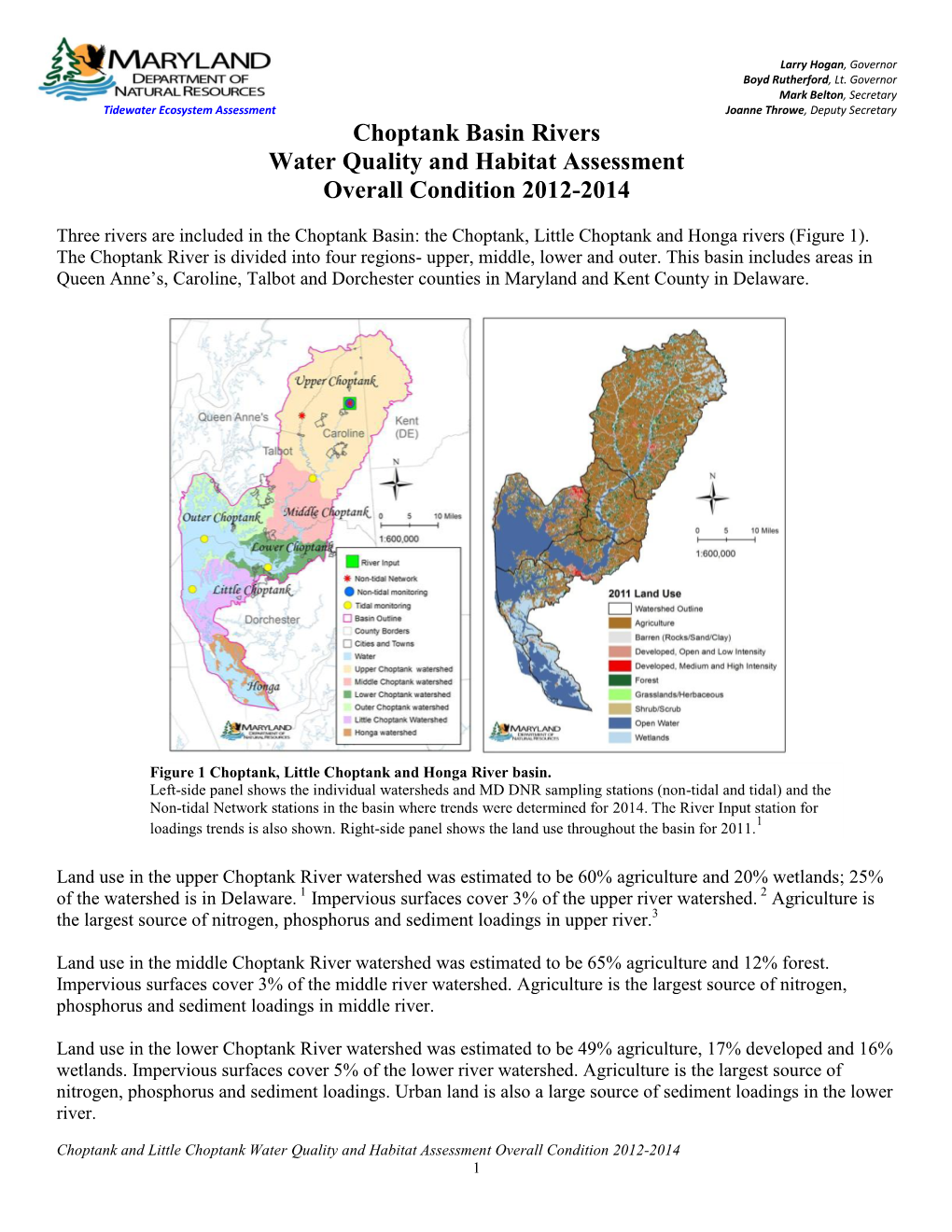 Choptank and Little Choptank Rivers?