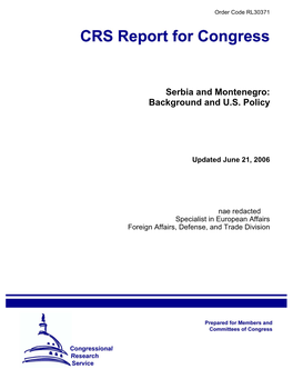 Background and US Policy