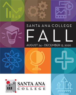 Fall 2020 College Credit Class Schedule August 24 – December 13, 2020