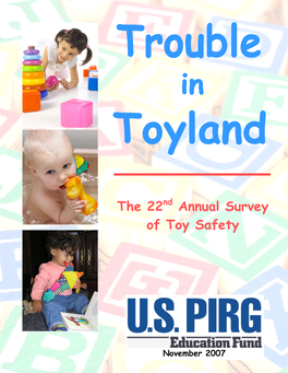 The 22Nd Annual Survey of Toy Safety
