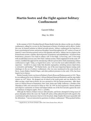 Martin Sostre and the Fight Against Solitary Confinement