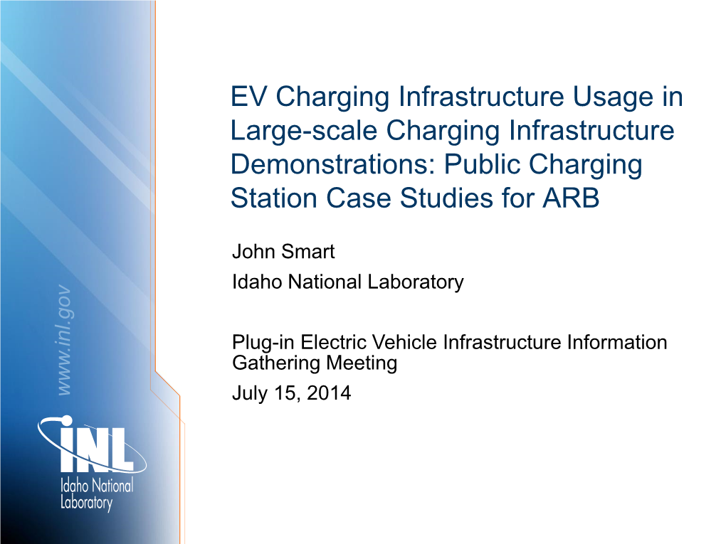 EV Charging Infrastructure Usage in Large