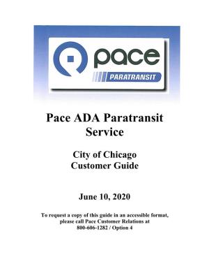 Chicago ADA Paratransit Service Guide