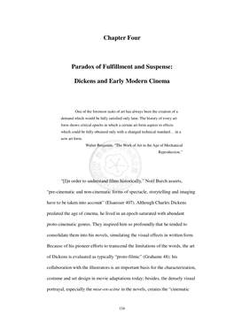 Chapter Four Paradox of Fulfillment and Suspense: Dickens and Early