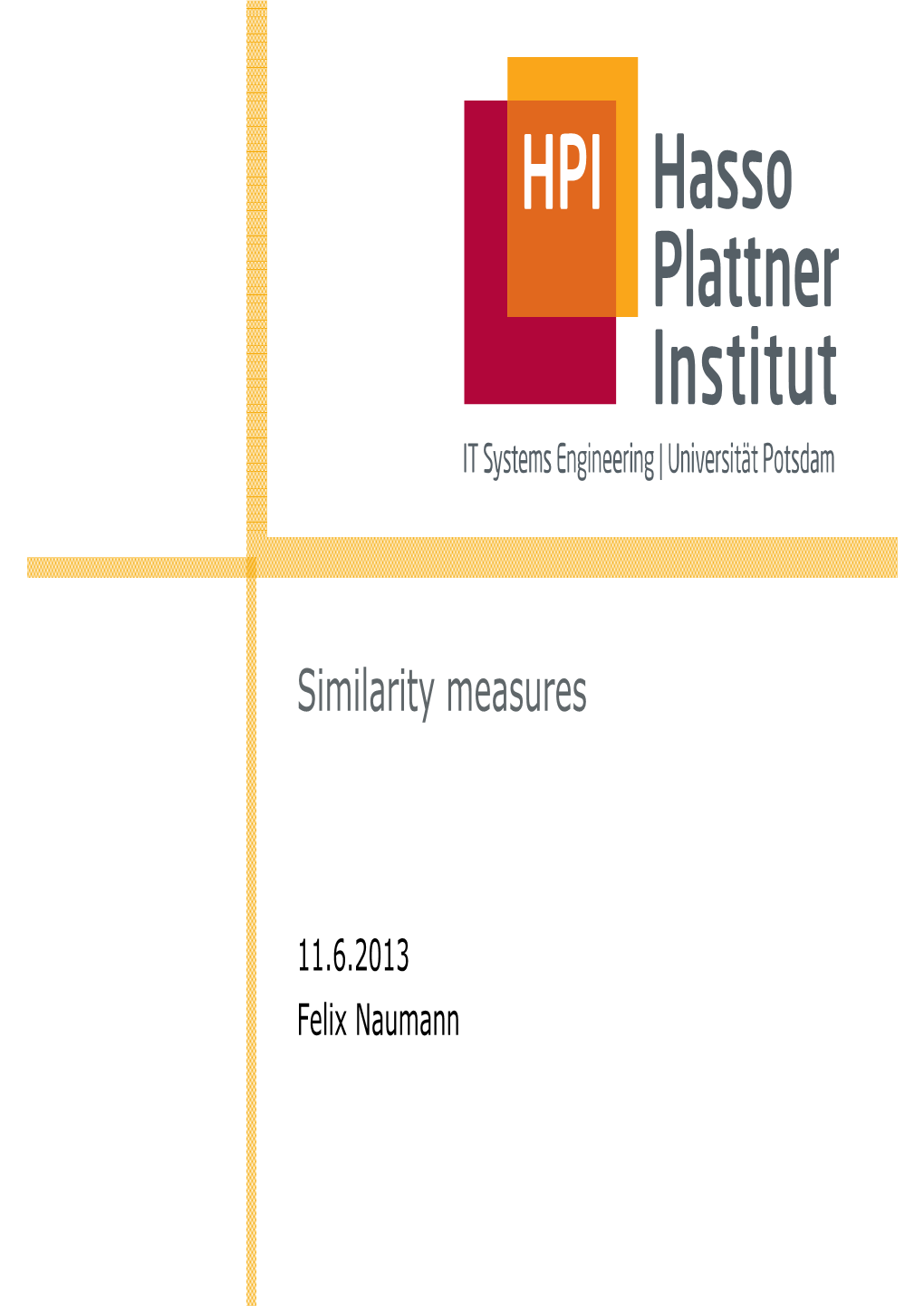 Similarity Measures