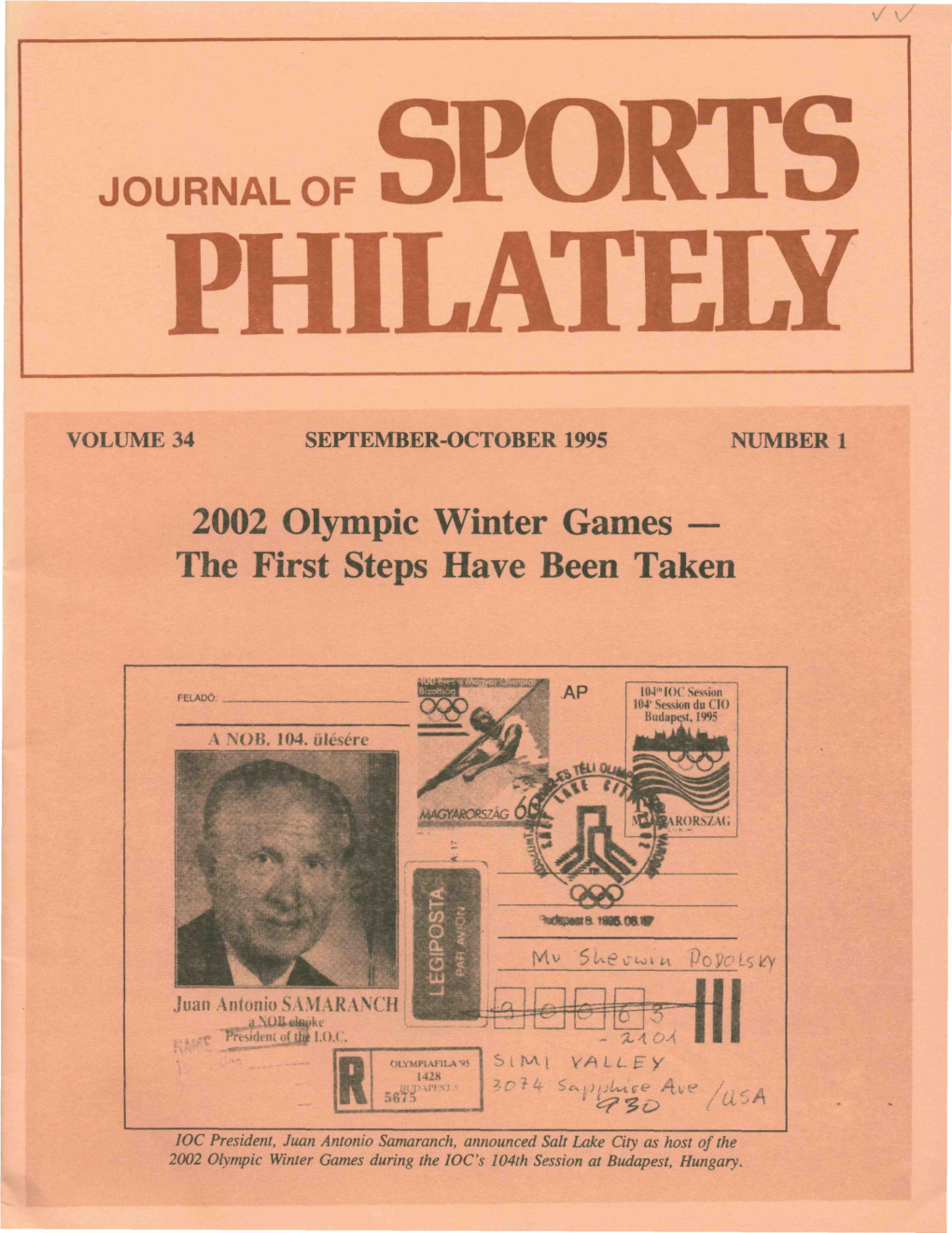 Journal of Sports Philately