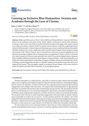 Learning an Inclusive Blue Humanities: Oceania and Academia Through the Lens of Cinema