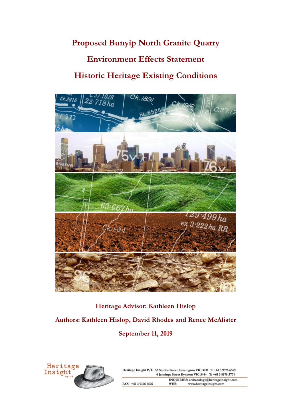 Environment Effects Statement & Historic Heritage Existing Conditions