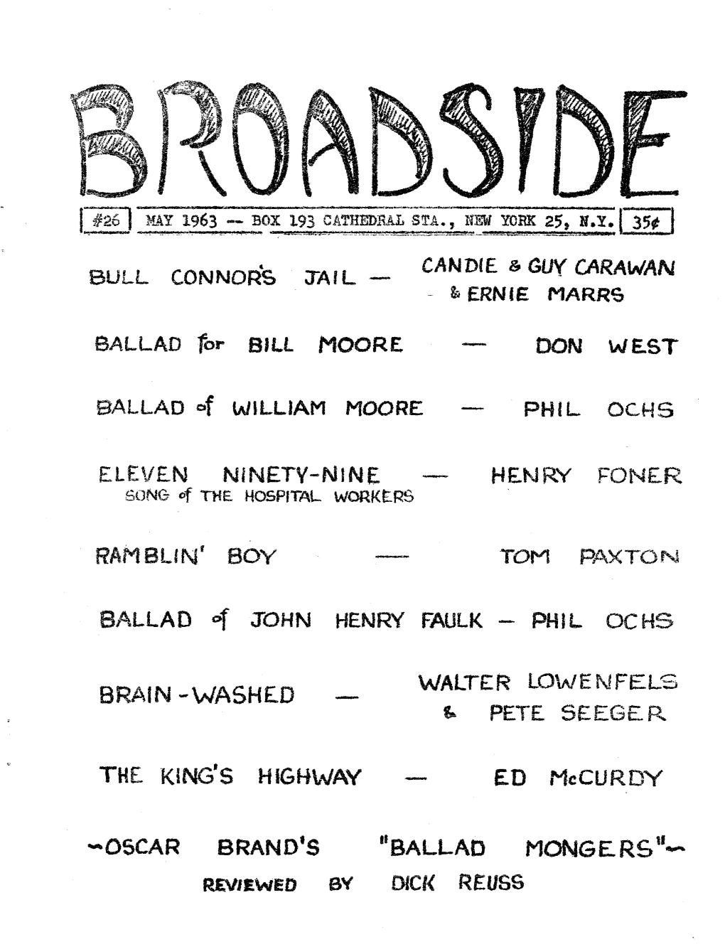 Broadside :# 26 • $