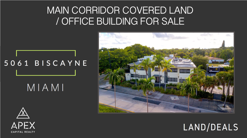 5101 Biscayne Boulevard: Planned Landmark Mixed-Use Project by the Mattoni Group